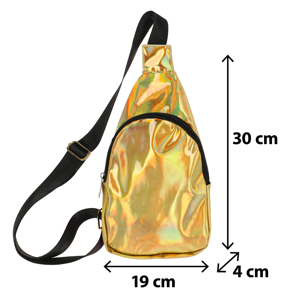 Crossbody tas Holo goud