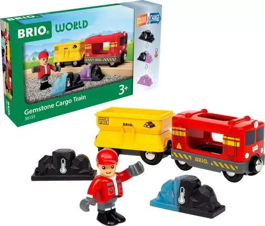 BRIO gemstone cargo train