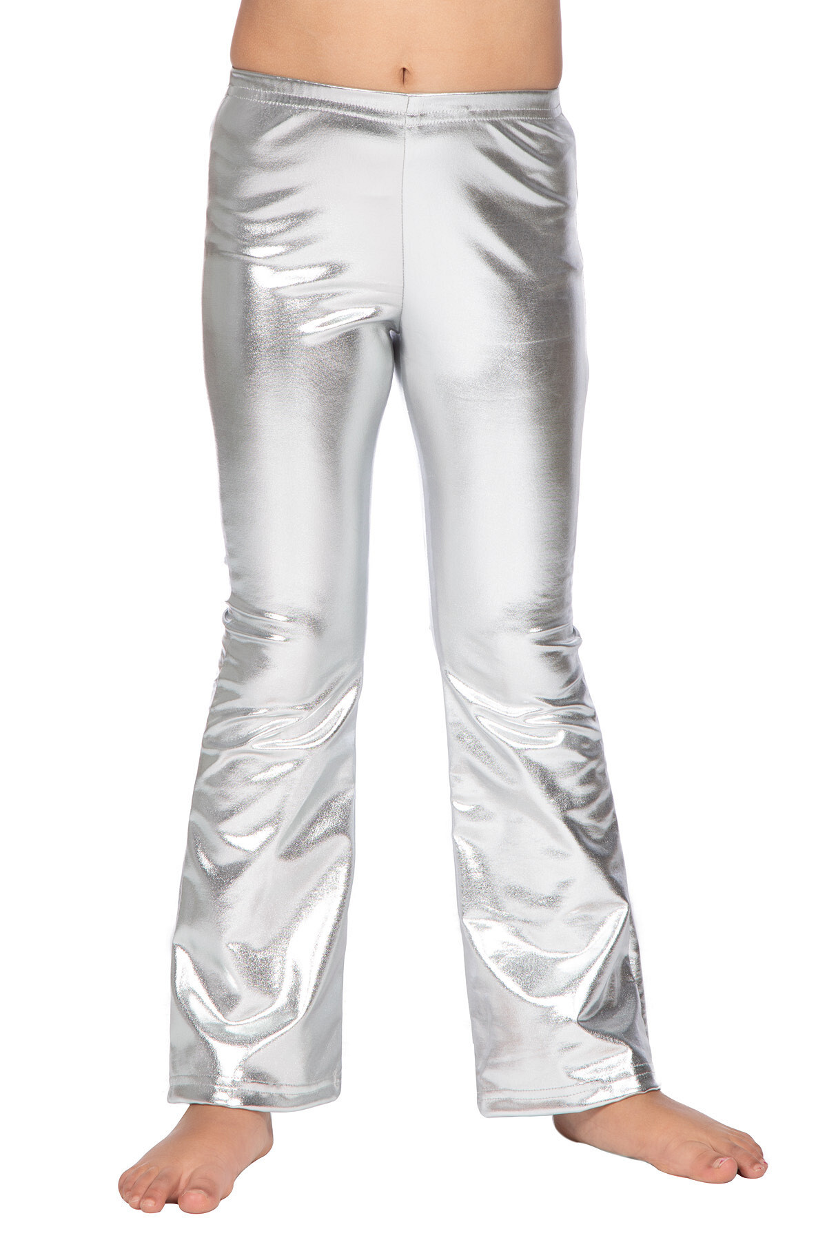 Flared legging zilver