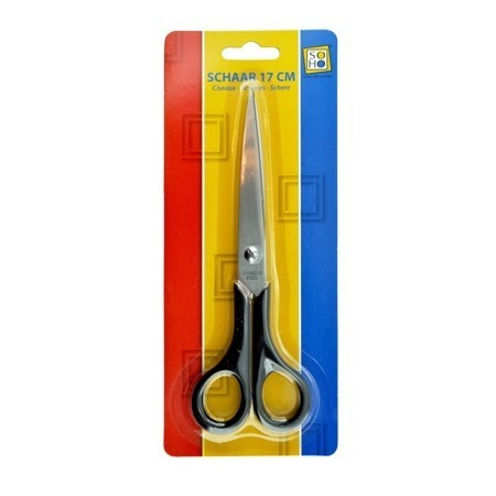 SOHO Schaar spitse punt 17cm zwart /bls afbeelding