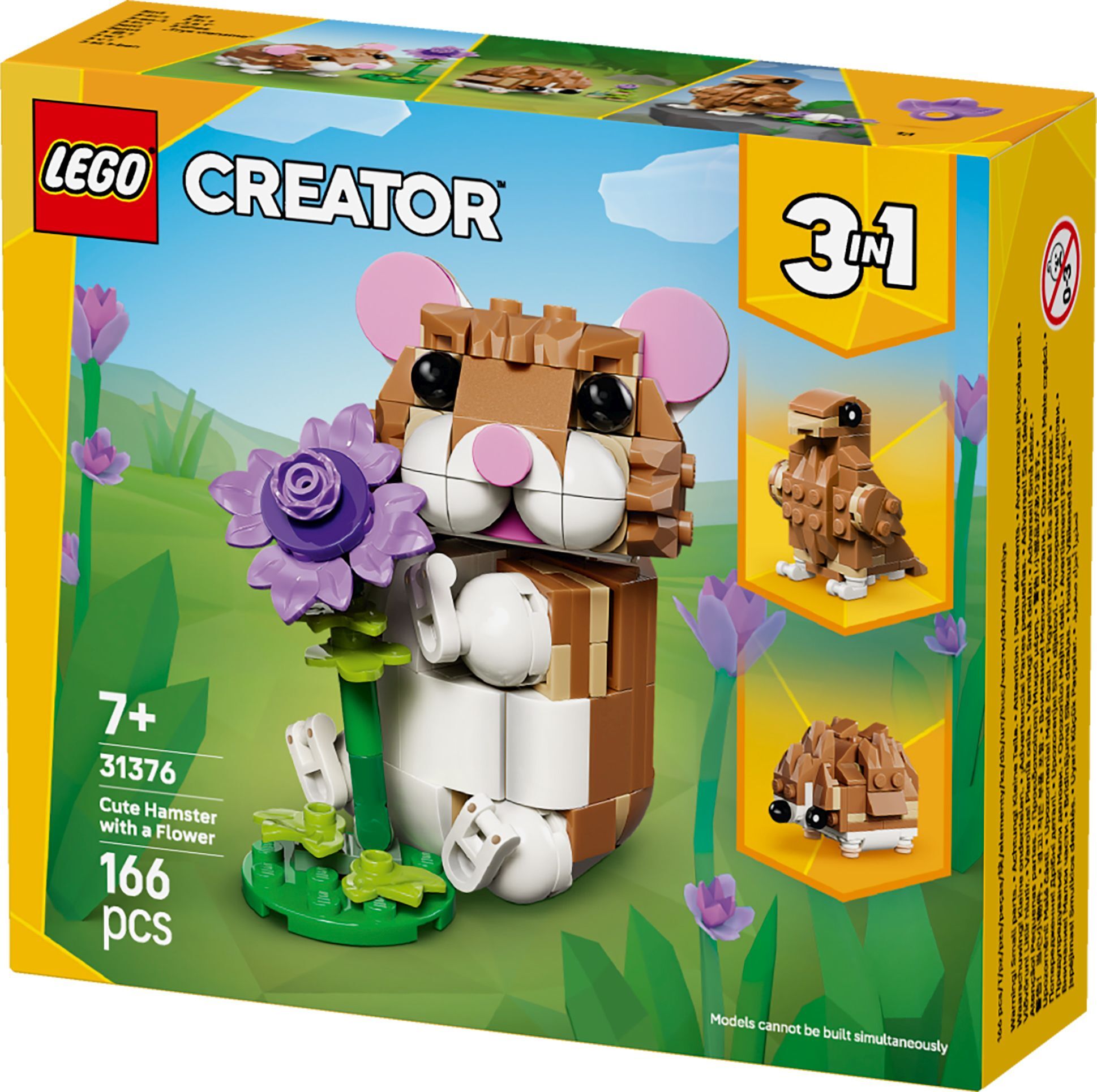 LEGO® Creator 31376 schattig hamster met bloem