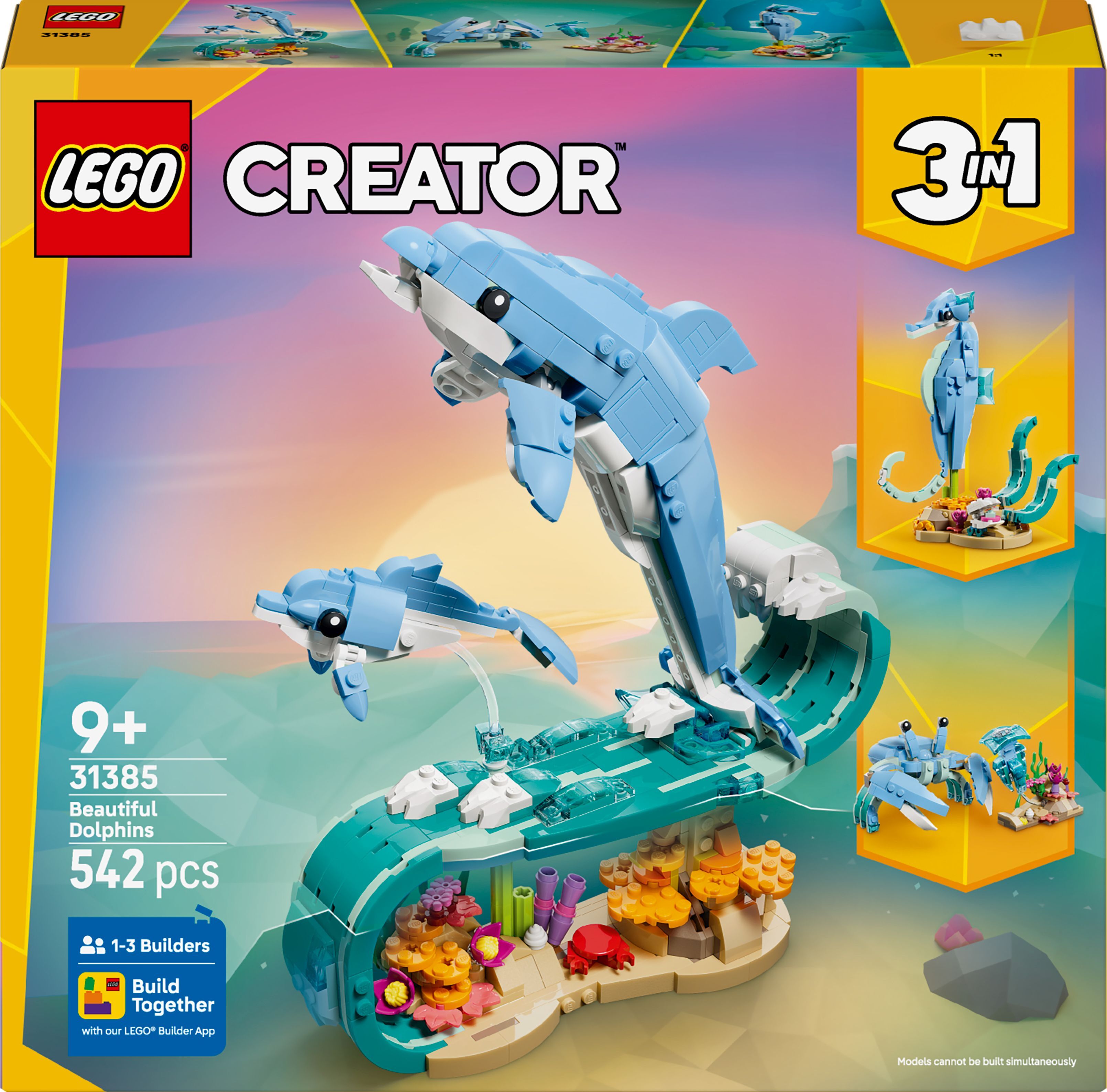 LEGO® Creator 31385 zeedieren: prachtige dolfijnen