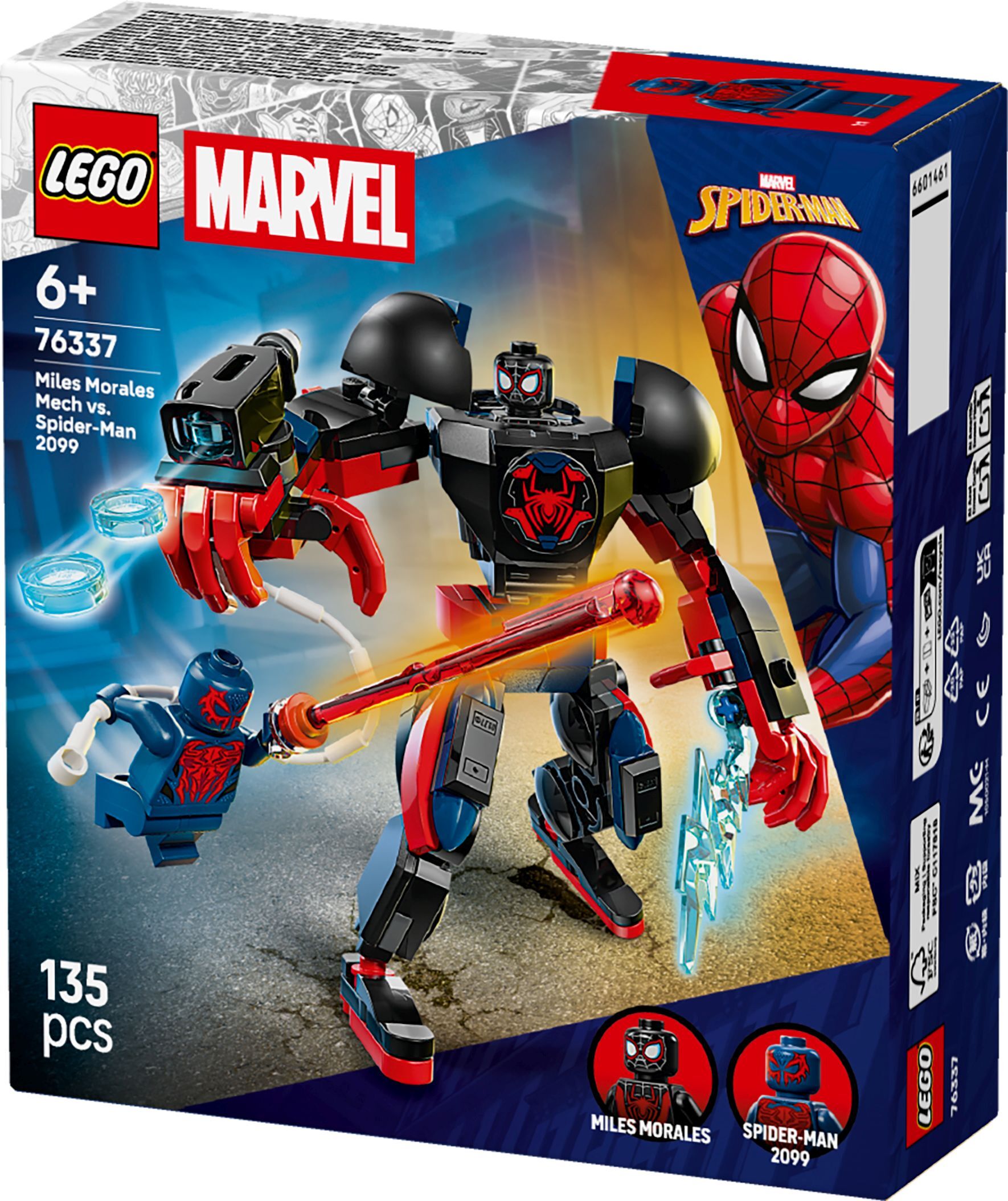 LEGO® Marvel Super Heroes 76337 Miles Morales Mech vs. Spider-Man 2099