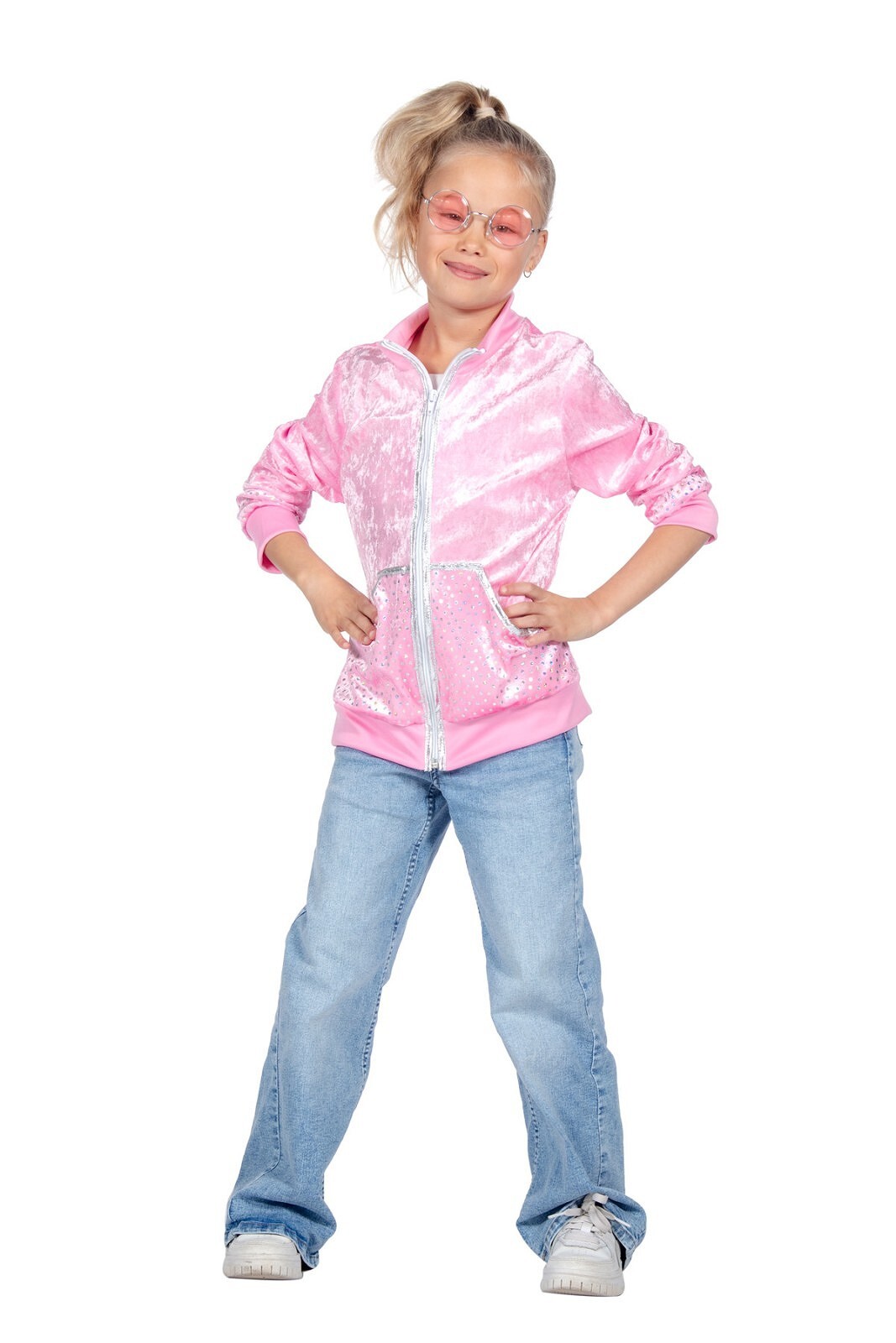 Trainingsjack roze