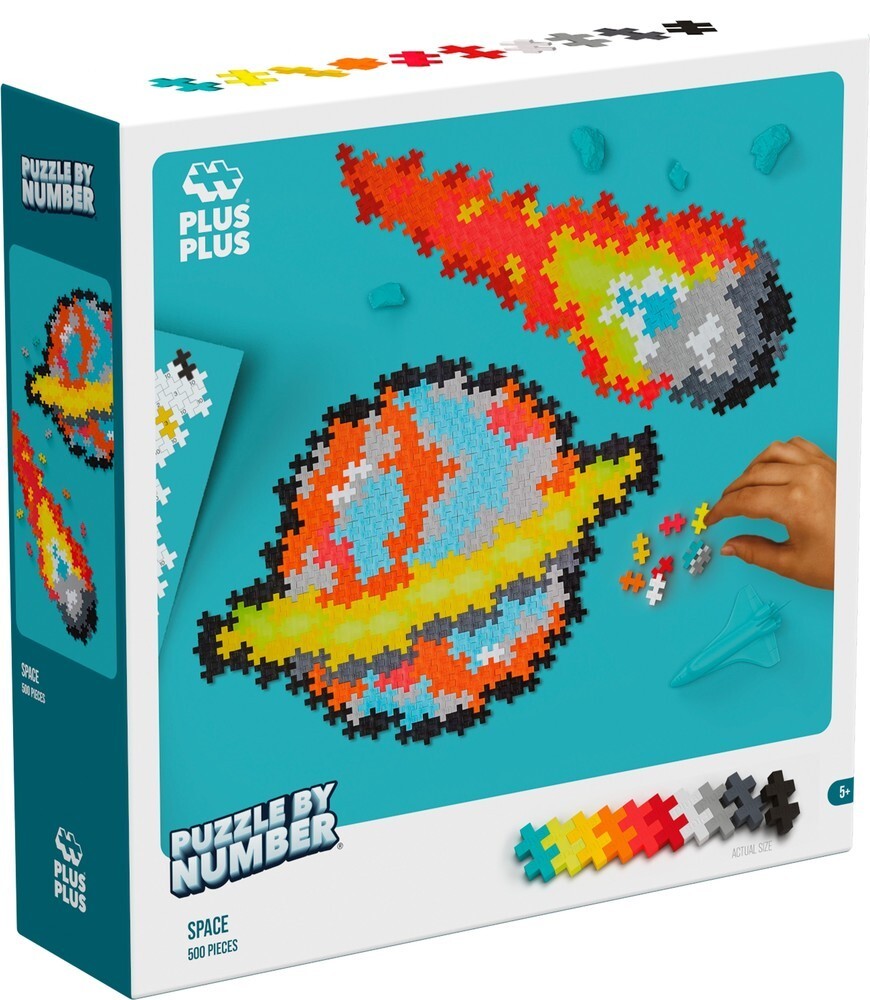 Plus-Plus puzzle by number ruimte: 500 stuks (3912)