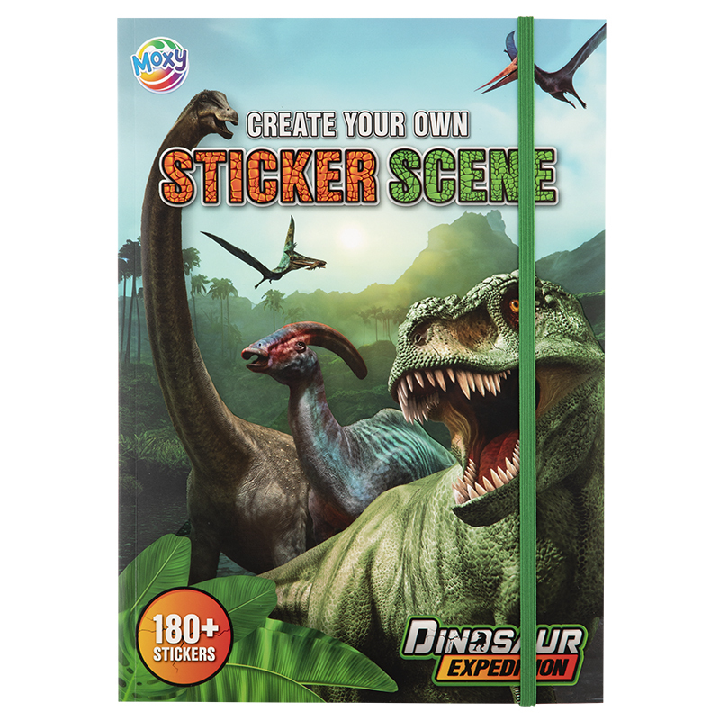 Dino stickerbroek A4