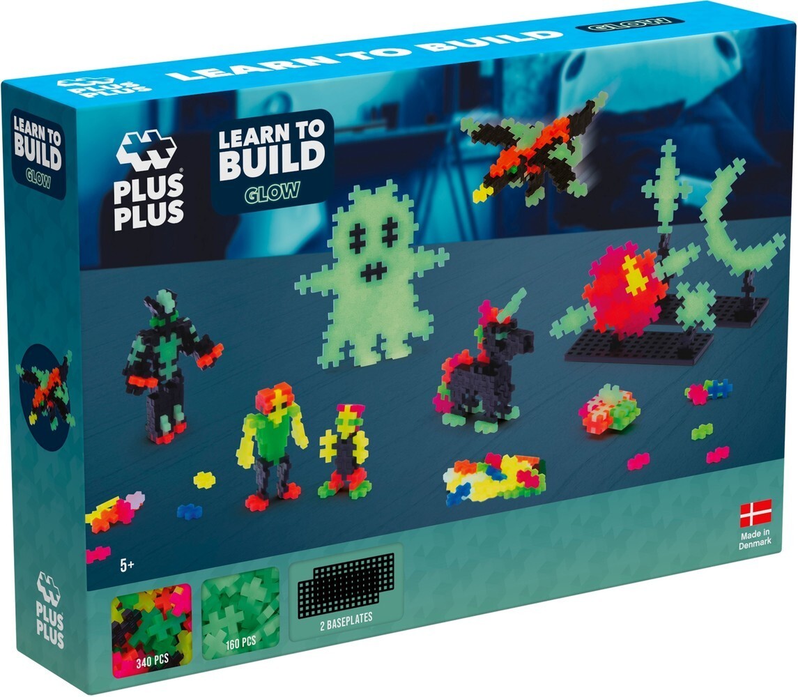 Plus-Plus Learn to Build glow: 500 stuks (3928)