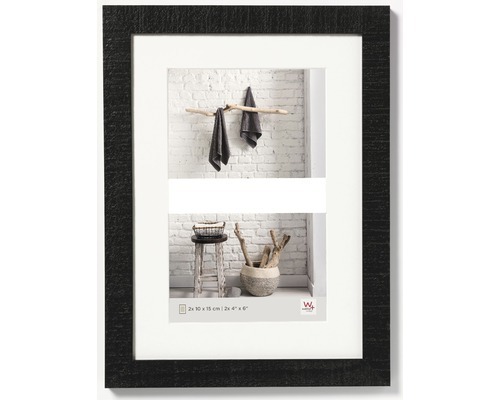 Fotolijst Home hout 2x10x15cm zwart