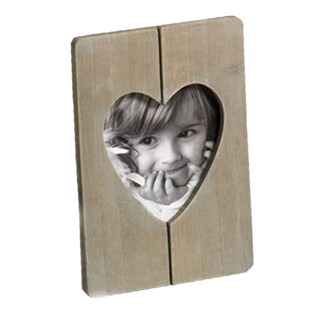 Cuore portretlijst 10x11cm bruin
