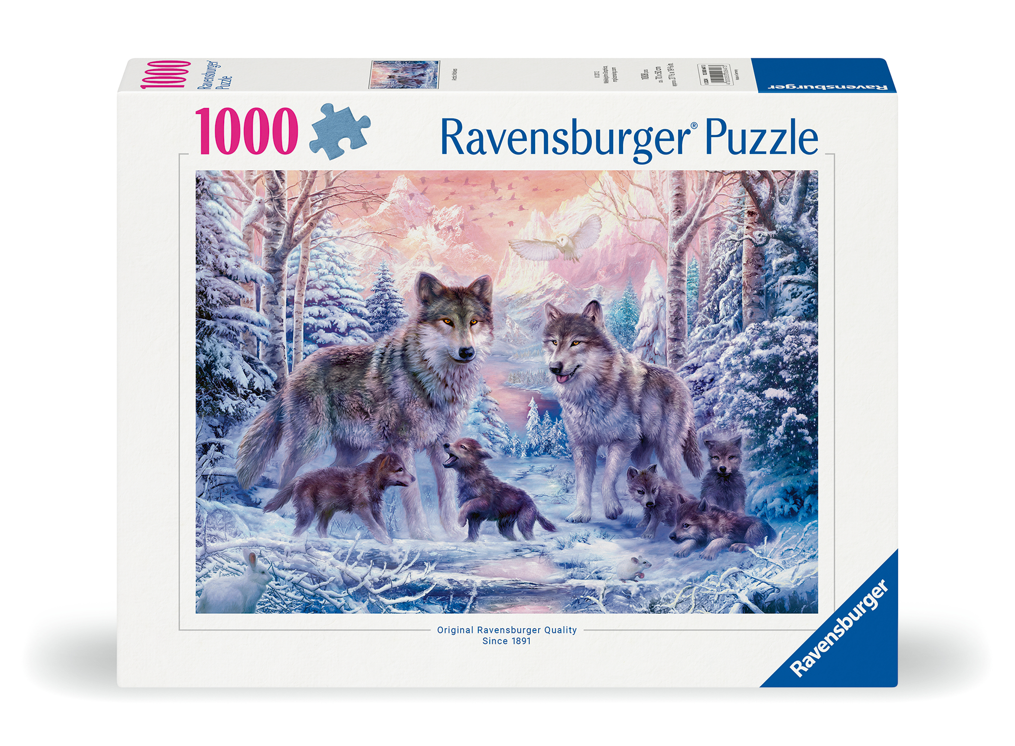Ravensburger puzzel Arctische wolven 1000 stukjes