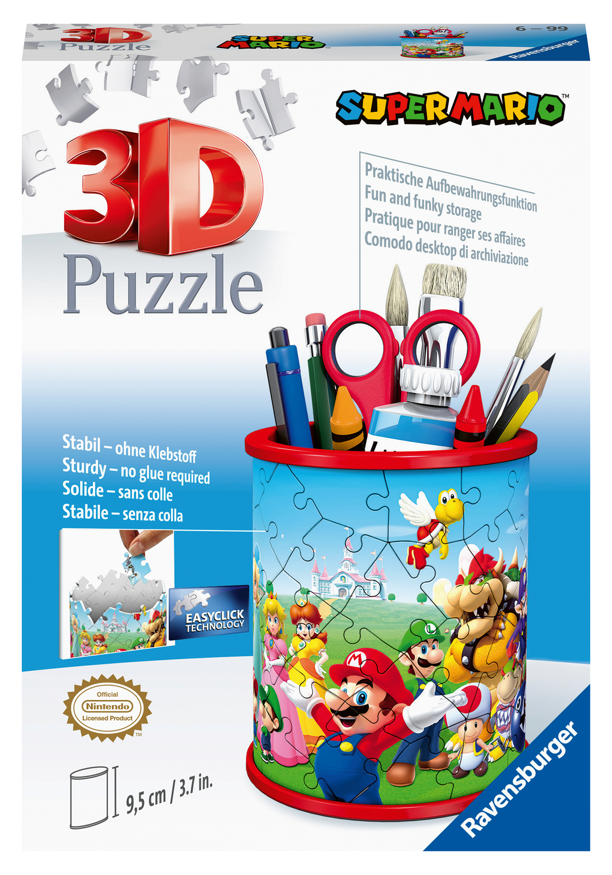Ravensburger puzzel pennenbak Super Mario 54 stukjes