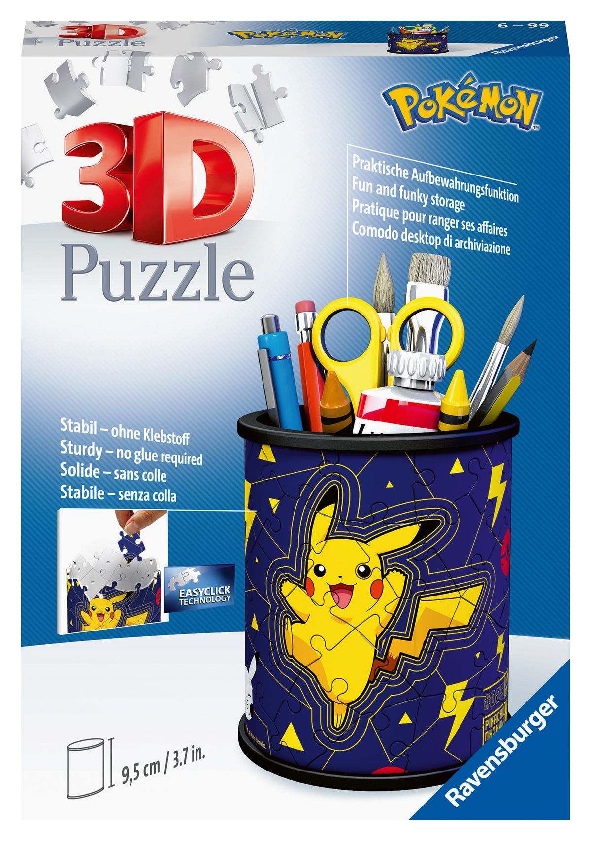 Ravensburger puzzel Pennenbak Pokémon 3D 54 stukjes