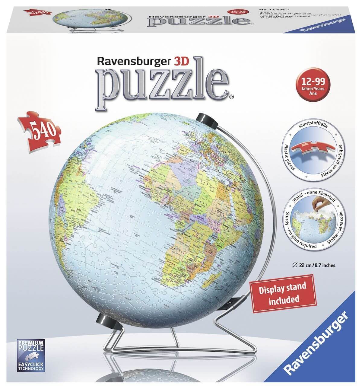 Ravensburger puzzel 3D De aarde 540 stukjes