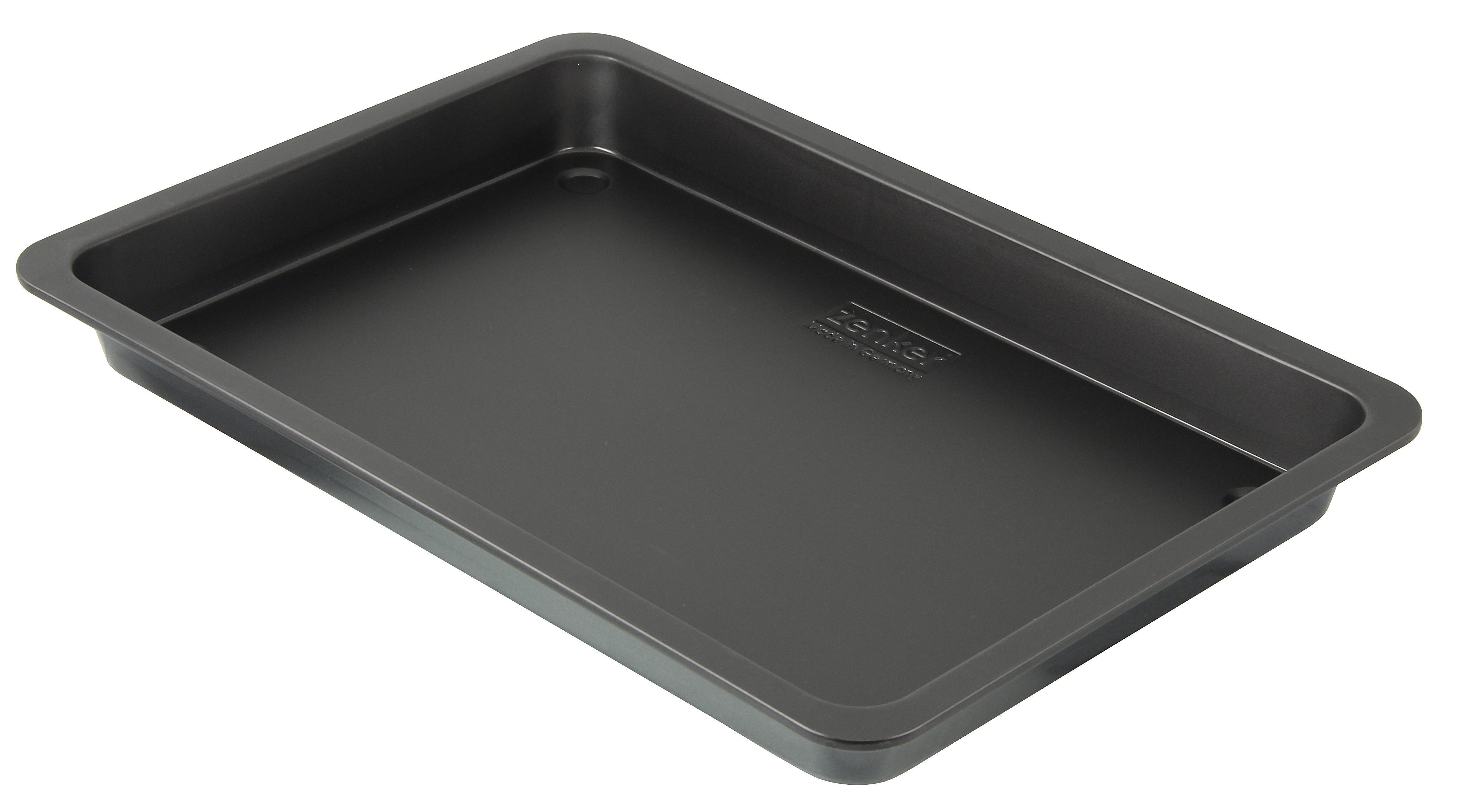 Zenker vruchtentaartvorm rechthoek black metallic 42x29x4cm
