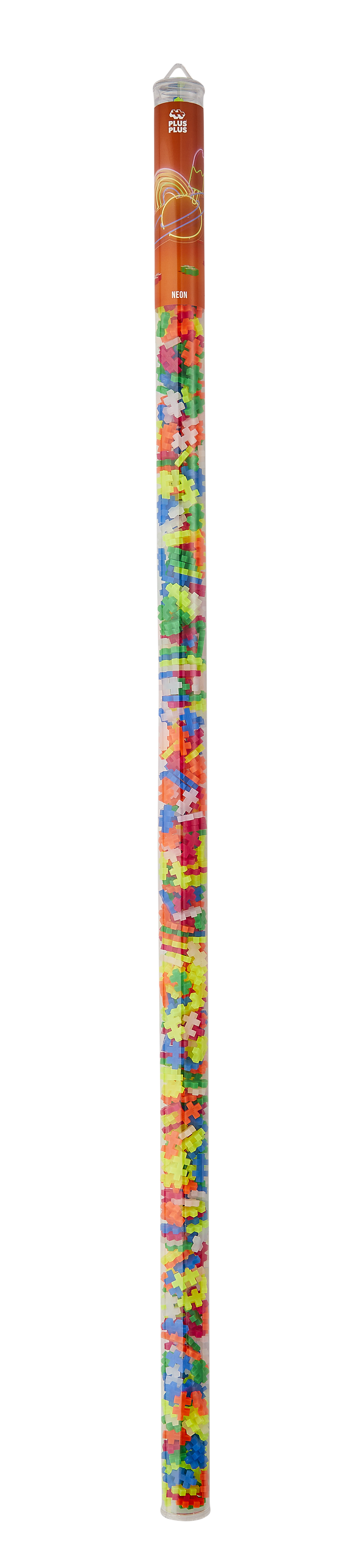Plus-Plus tube 1 meter neon: 520 stuks (4188)