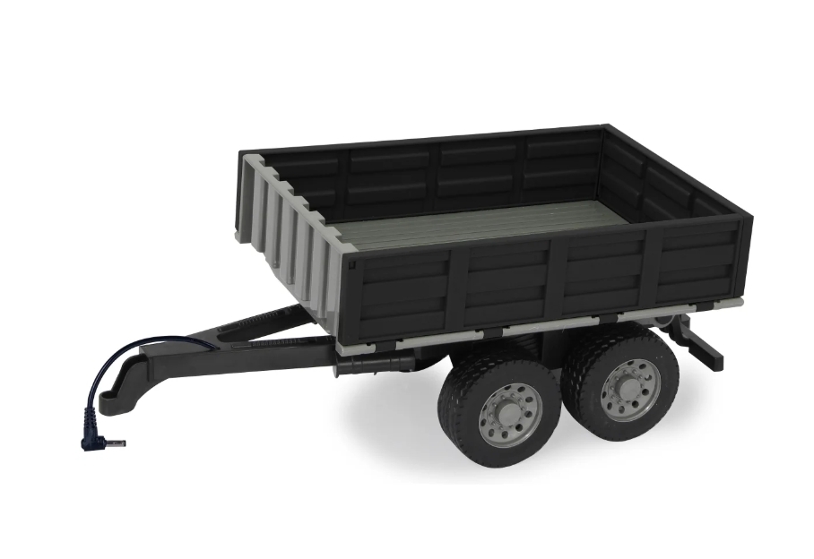 Aanhanger Kantelaar zwart voor RC-tractor 1:16