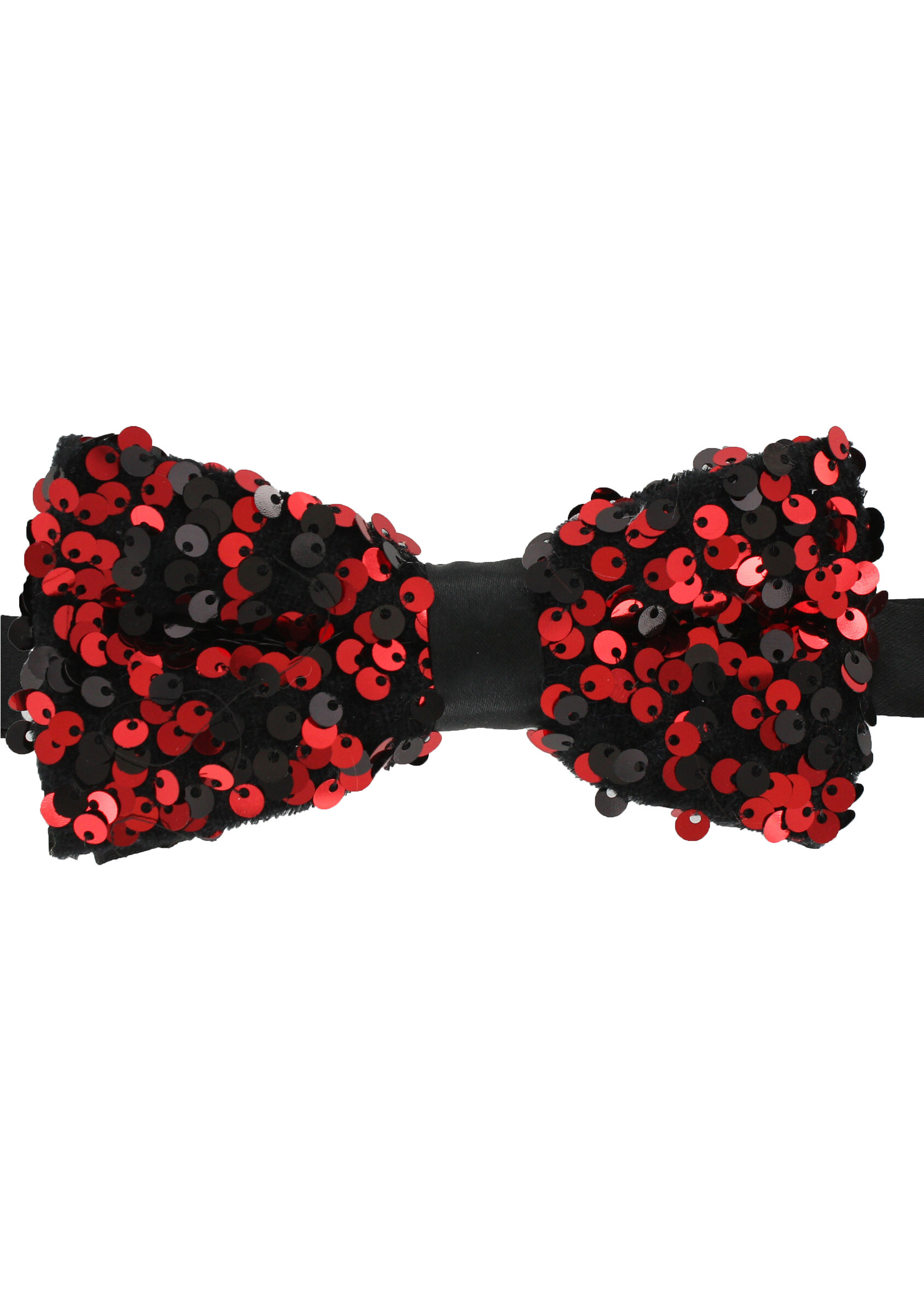 Paillettenstrikje luxe, rood
