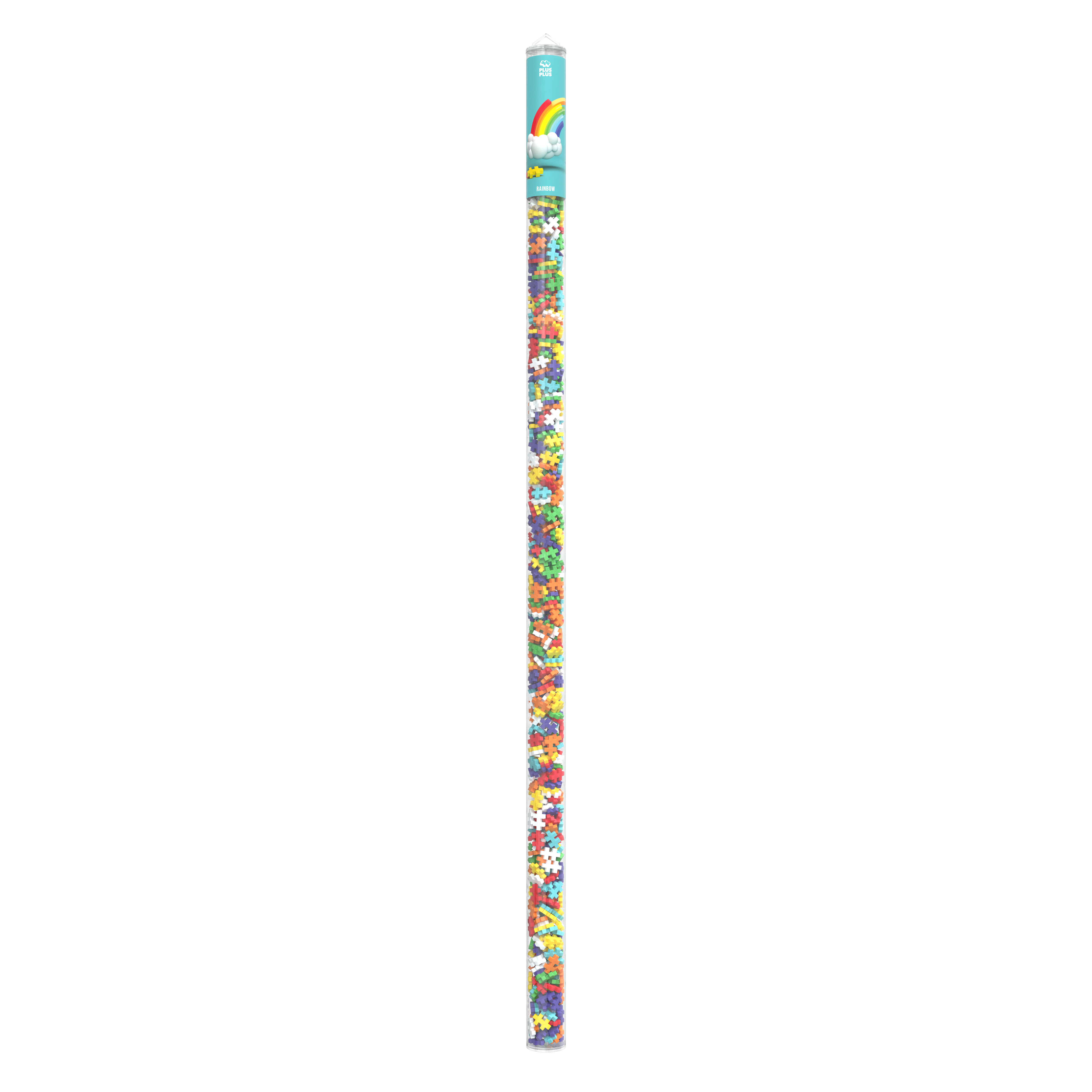 Plus-Plus tube 1 meter rainbow: 520 stuks (4331)