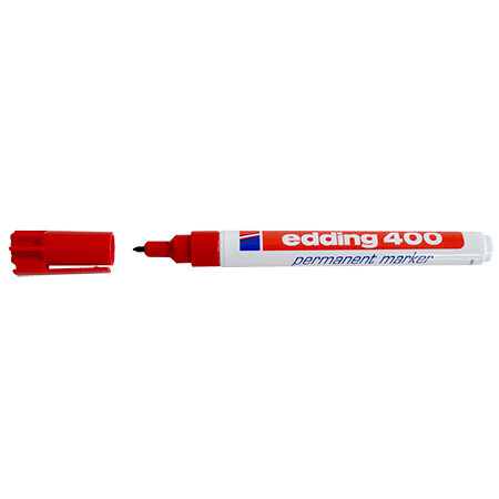 Edding 400 rood 1 mm ronde punt