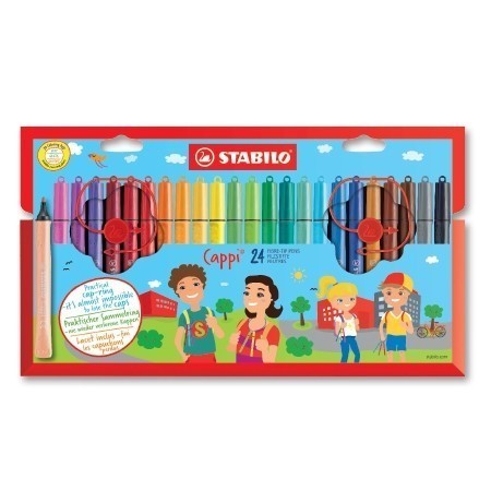 Stabilo Cappi viltstiften 24 stuks etui afbeelding