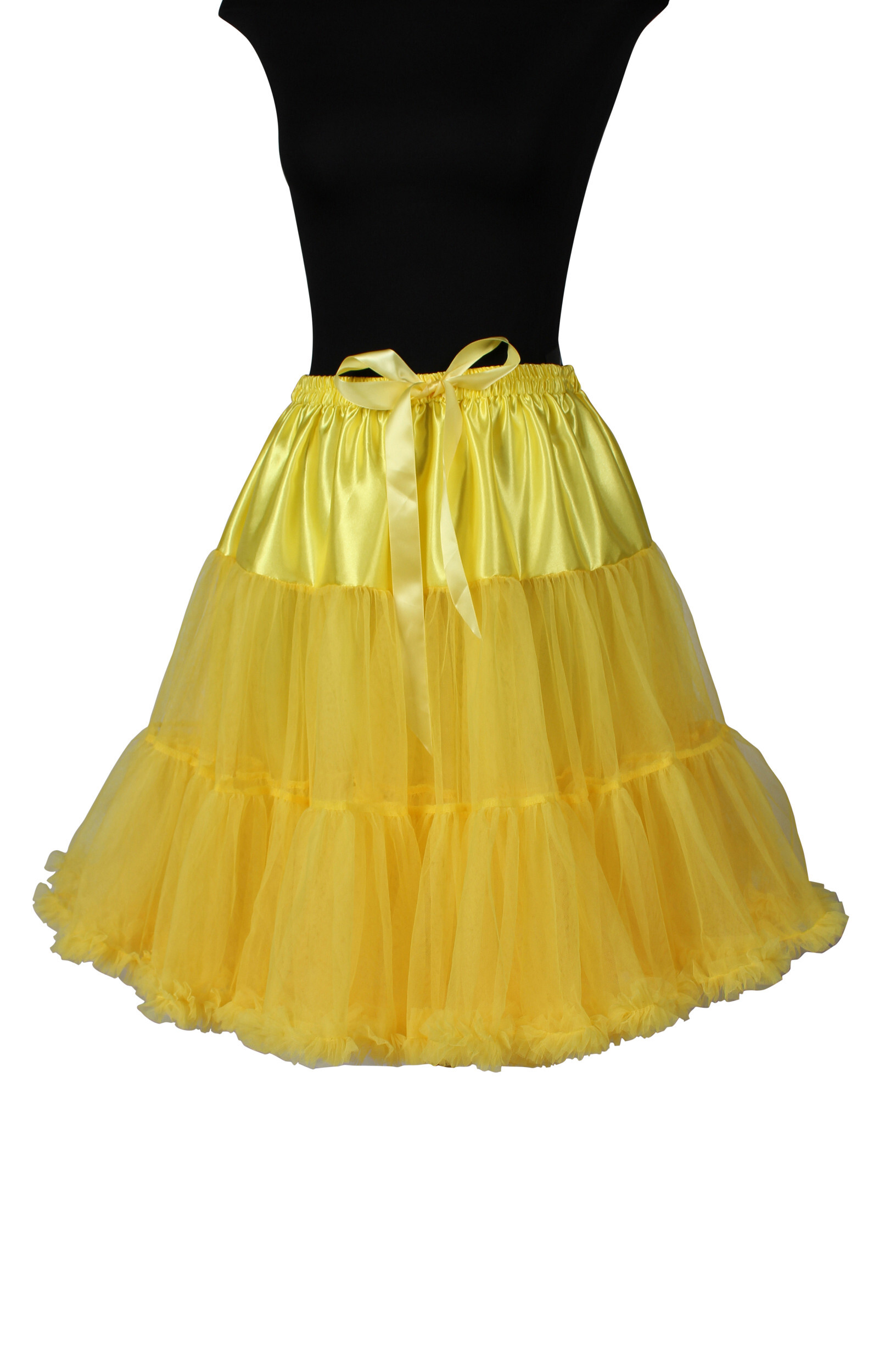 Petticoat showgirl geel