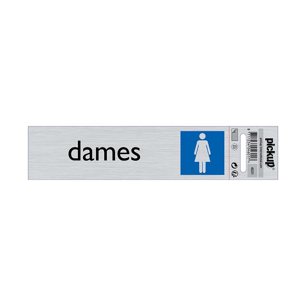 Pickup Bord Alulook Dames 165x44 mm zelfklevend