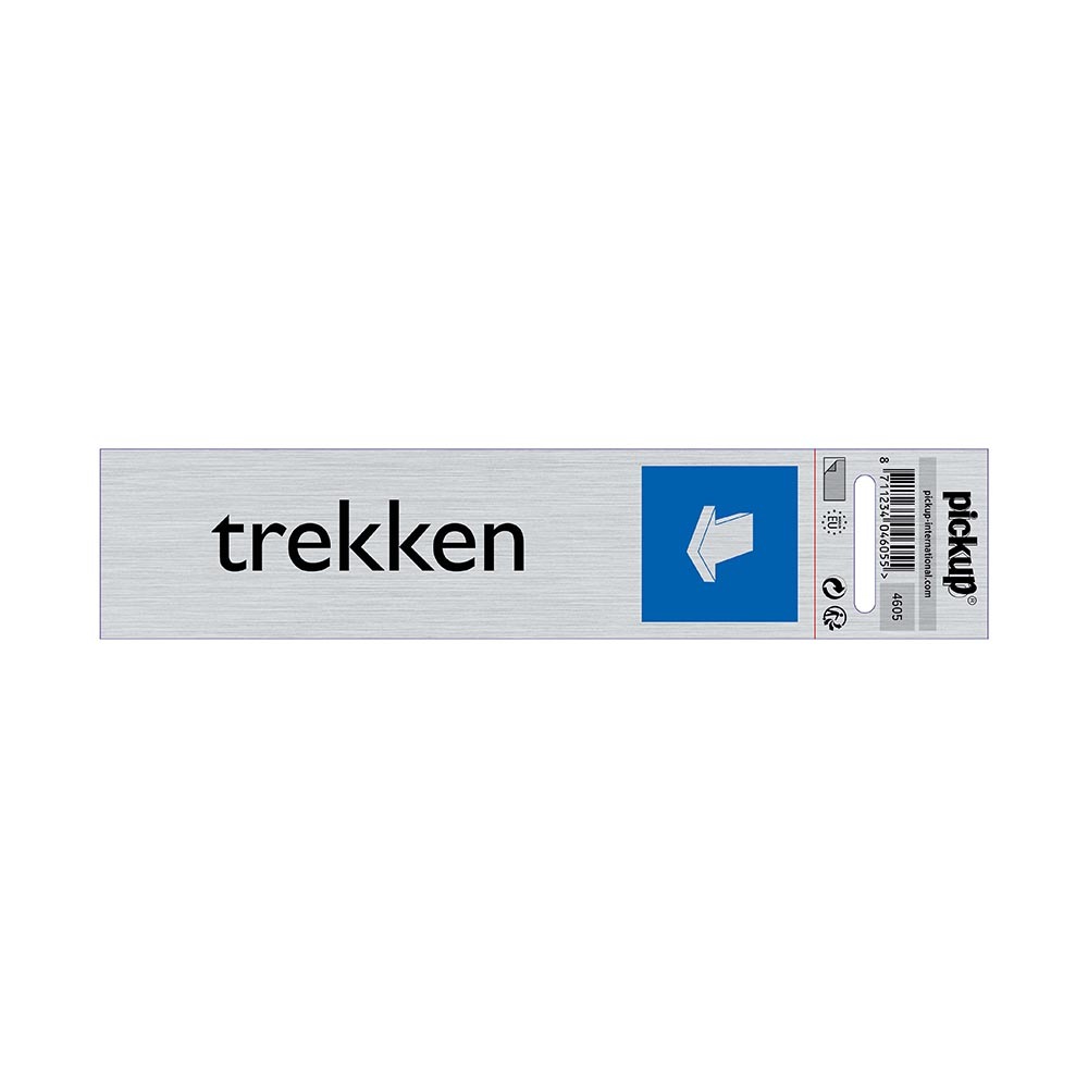 Pickup Bord Alulook Trekken liggend 165x44 mm zelfklevend
