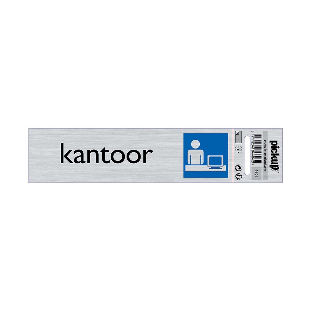 Pickup Bord Alulook Kantoor 165x44 mm zelfklevend