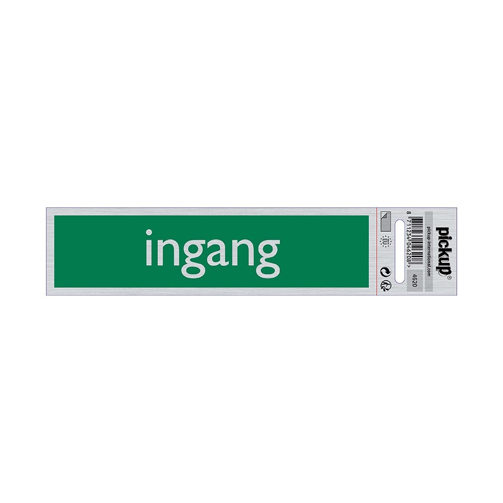 Pickup Bord Alulook Ingang 165x44 mm zelfklevend