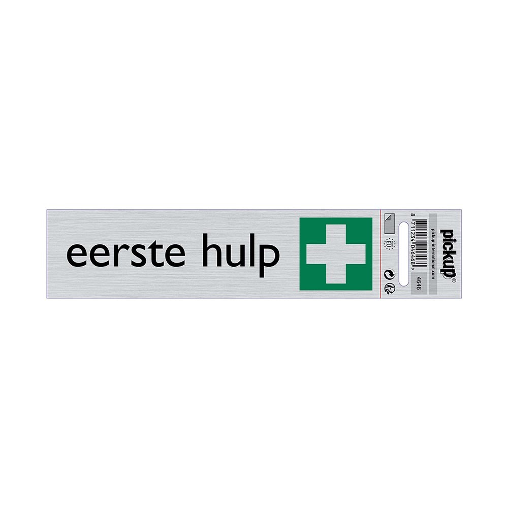 Pickup Bord Alulook Eerste Hulp 165x44 mm zelfklevend