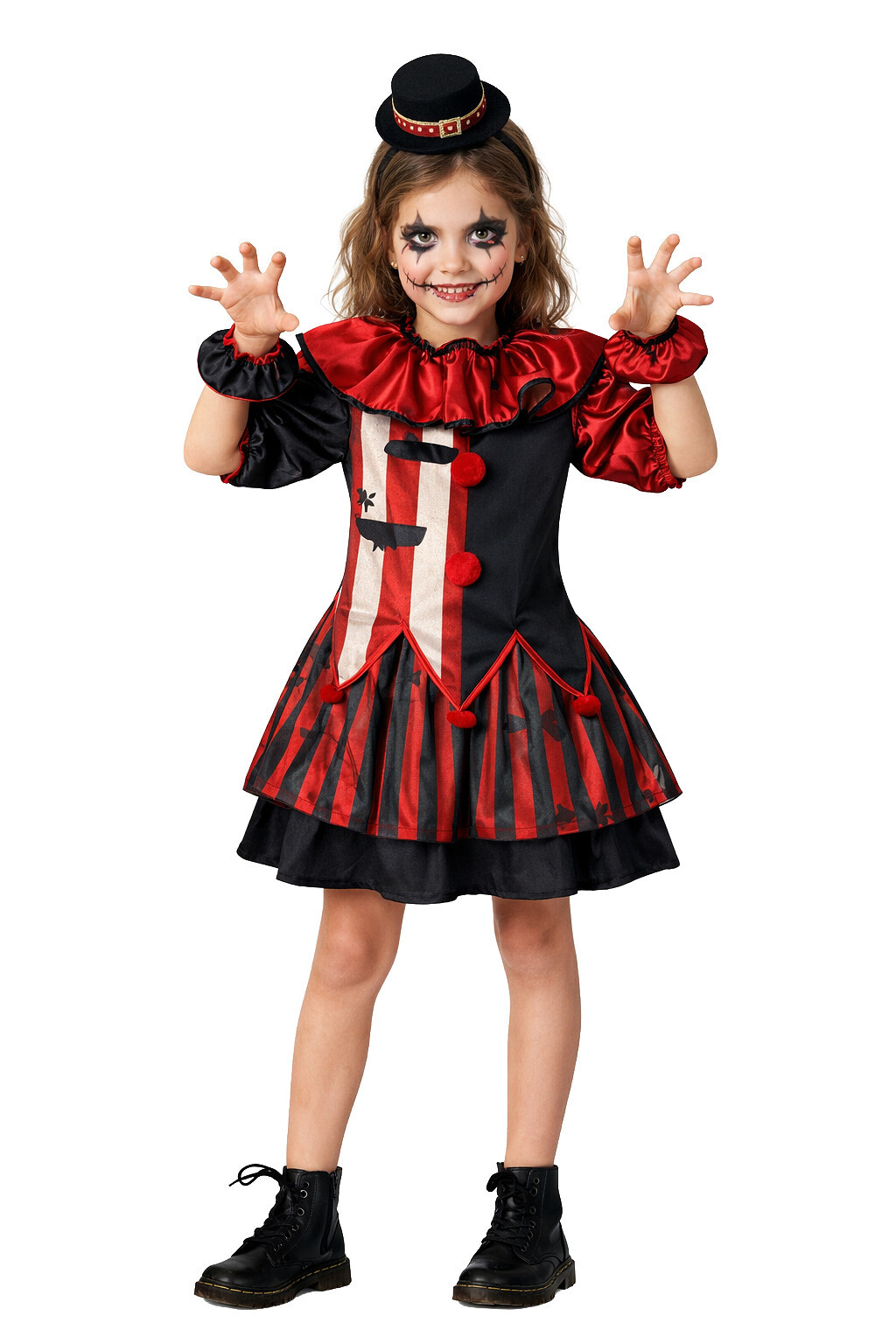 Halloween meisje Clown
