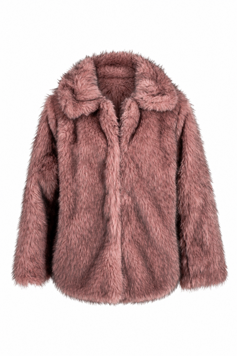 Bontjas dame Party Bear roze