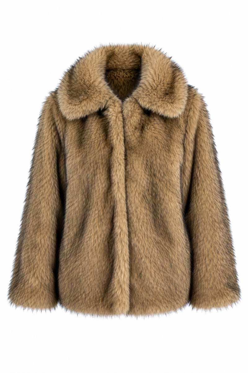 Bontjas dame Party Bear bruin
