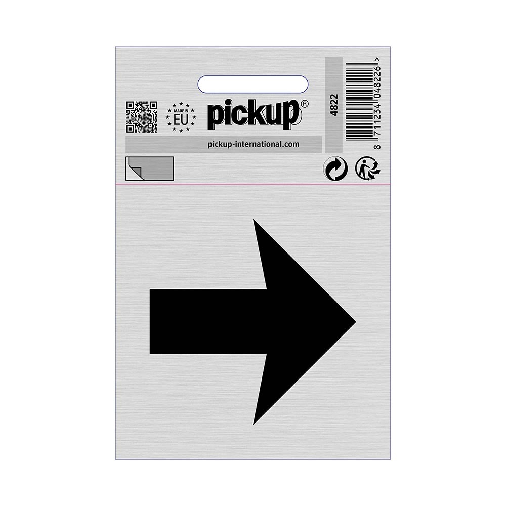 Pickup Bord Alulook Pijl picto 80x80 mm zelfklevend