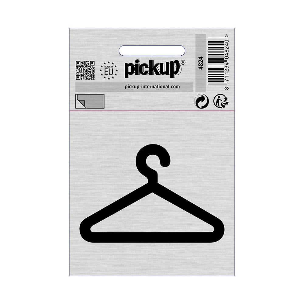 Pickup Bord Alulook Garderobe picto 80x80 mm zelfklevend
