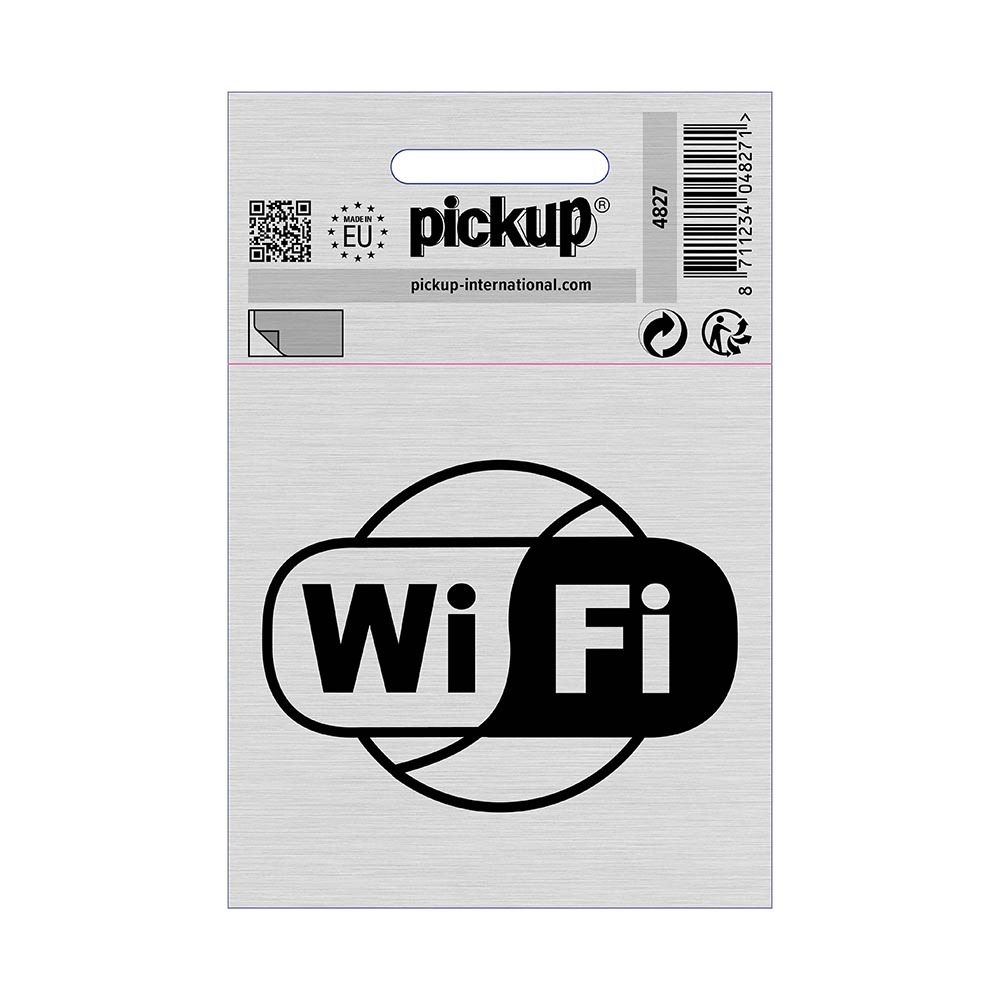 Pickup Bord Alulook WiFi 80x80 mm zelfklevend