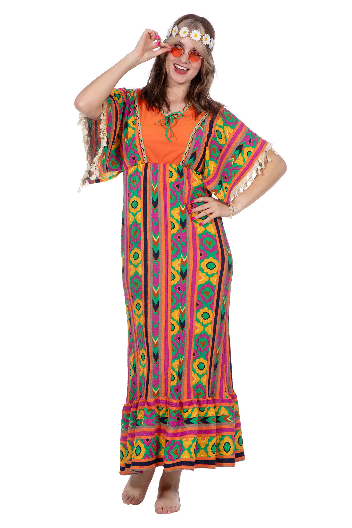 Hippie jurk lang