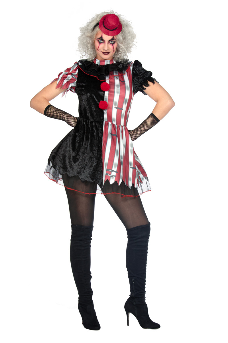 Halloween clown jurk