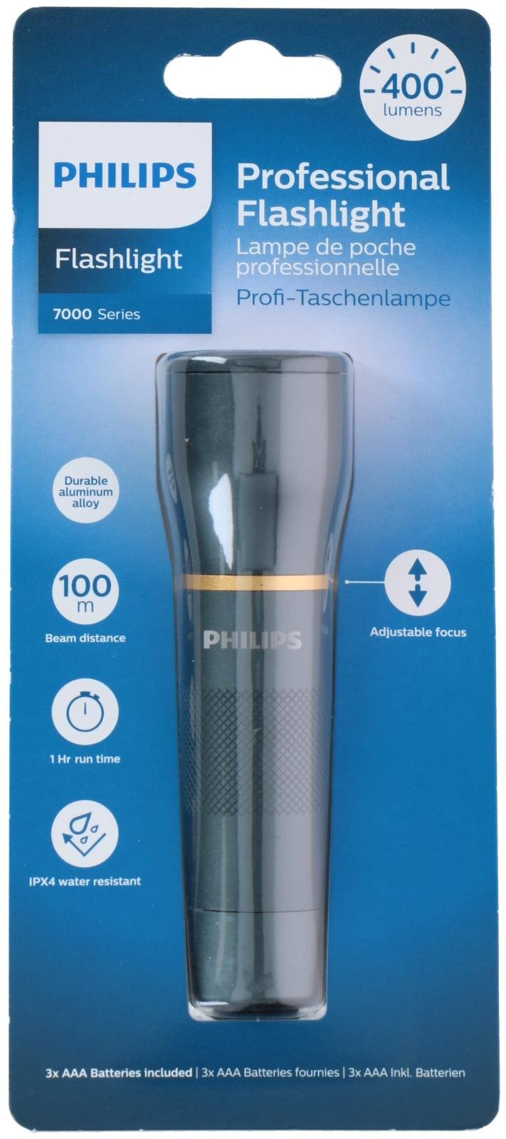 PHILIPS Zaklamp 400Lm IPX4