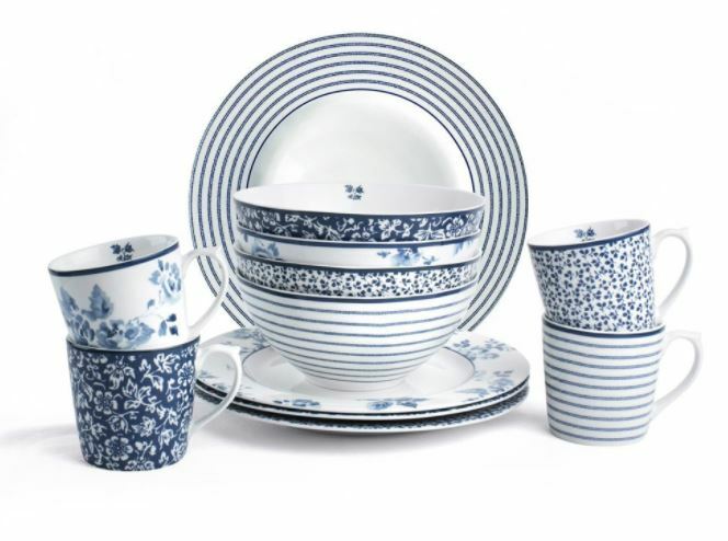 Laura Ashley serviesset 12 delig - 4 persoons