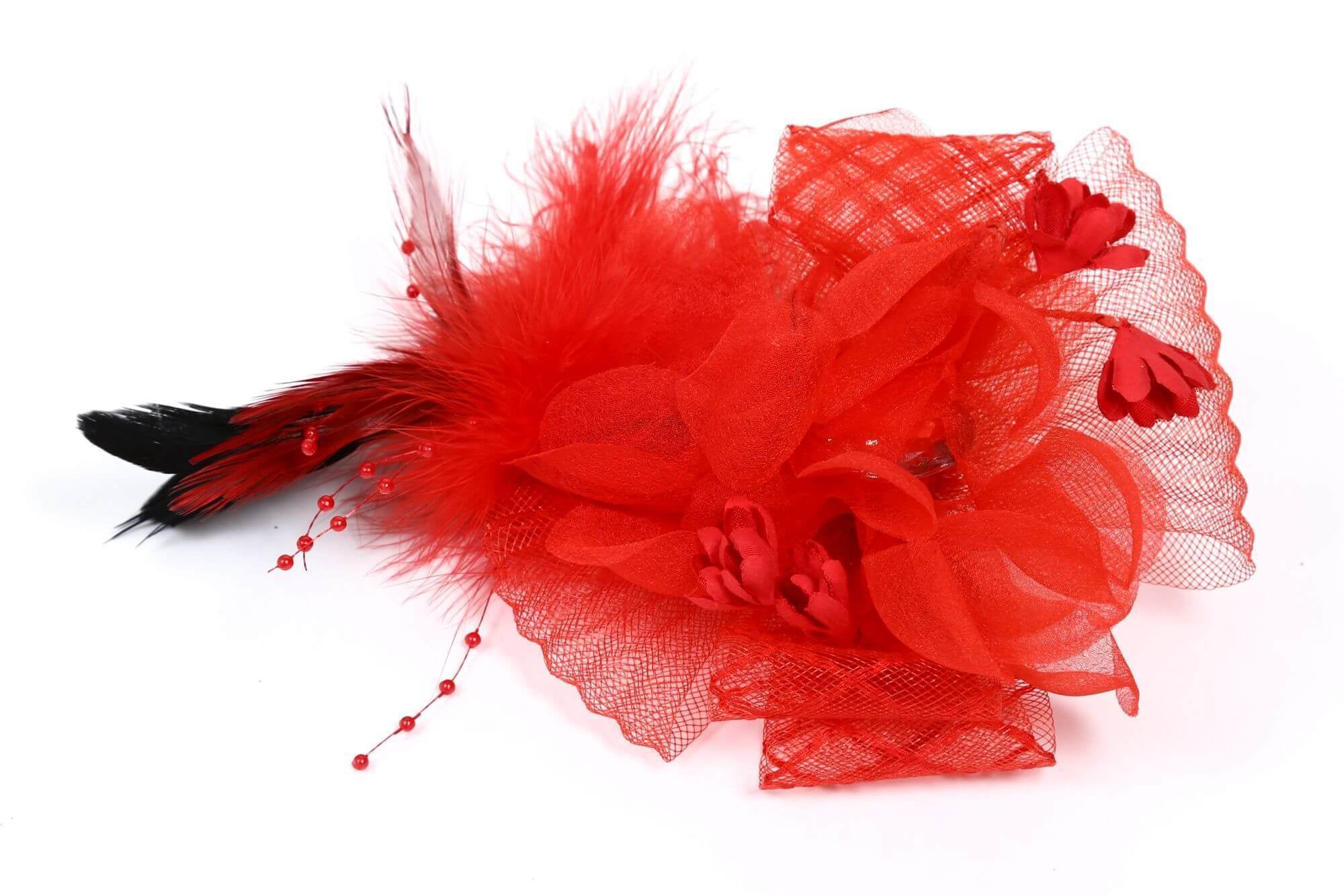 Bloem rood met diamant