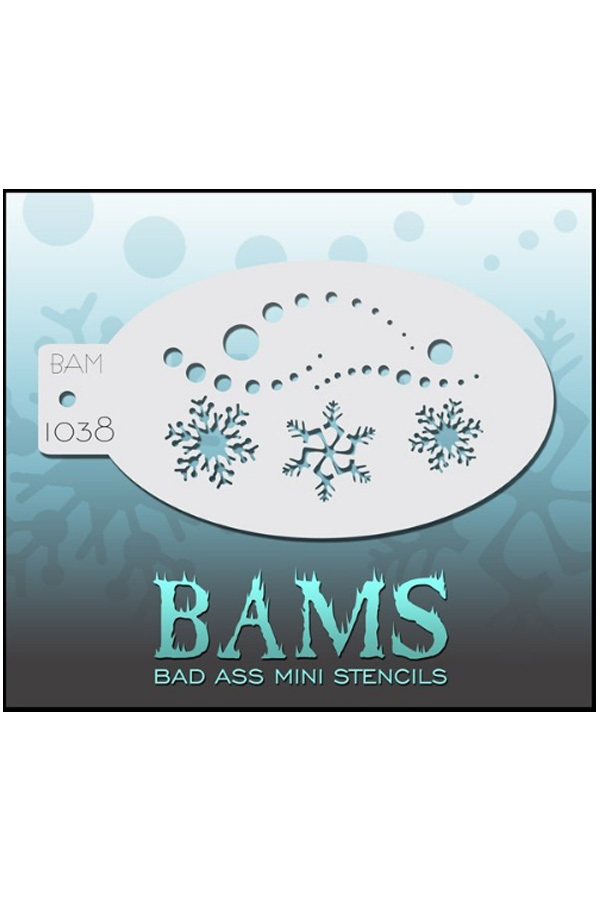 Bad Ass BAM stencil 1038