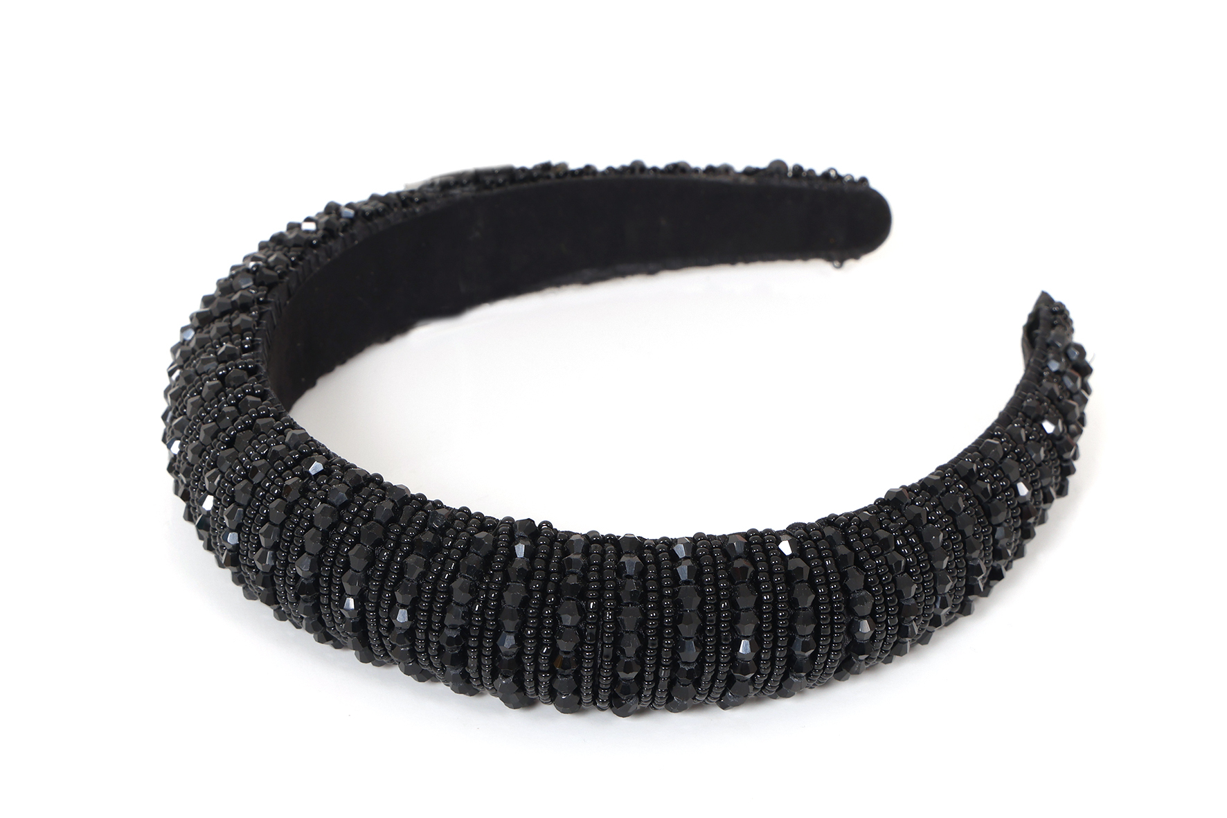 Glitter haarband zwart