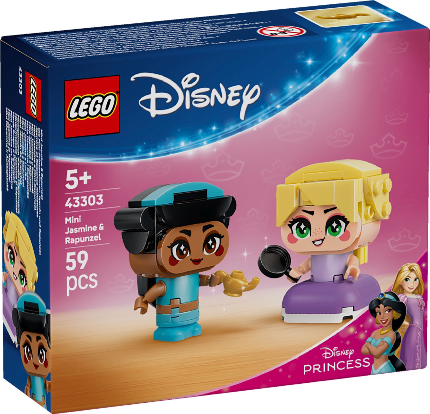 LEGO® Disney Prinses 43303 de mini prinsessen Jasmine en Rapunzel