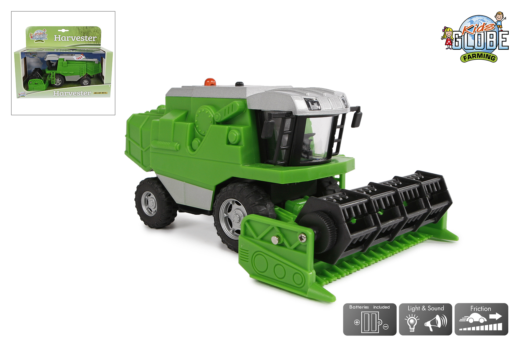 Kids Globe Farming Harvester groen afbeelding