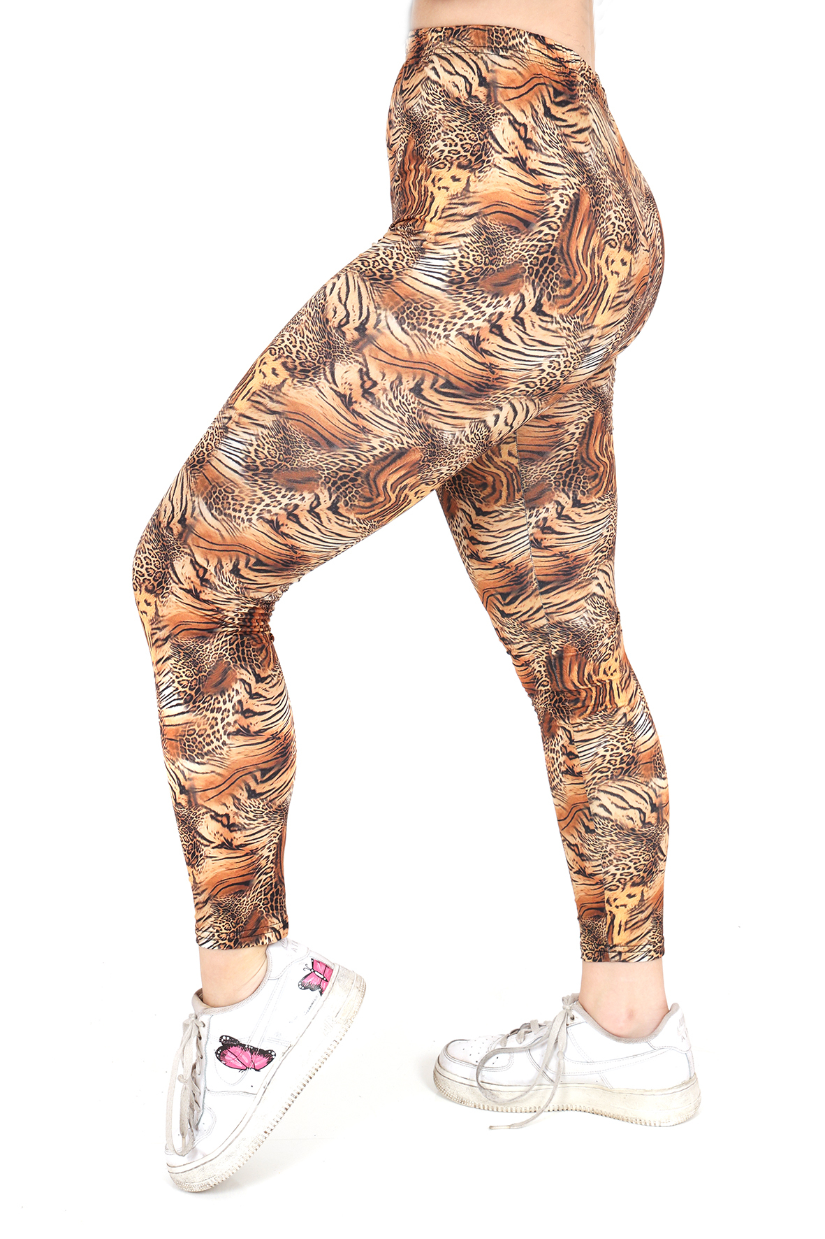 Legging tijger bruin