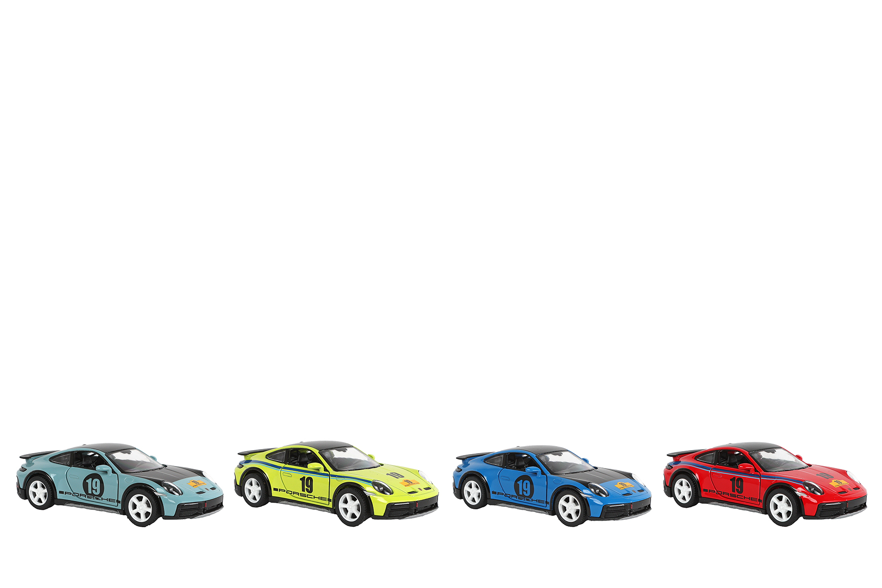 Kinsmart Porsche 911 Rallye Livery Edition die cast pull back 4ass 13cm