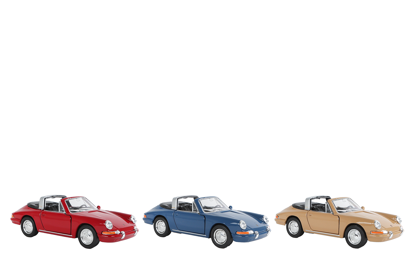 Welly 1965 Porsche 911 Targa die cast pull back 3ass 12cm