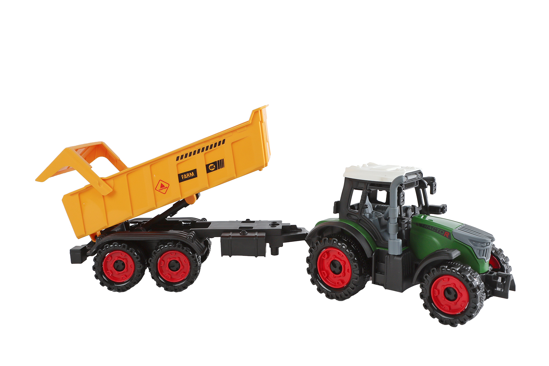 2-Play tractor met kiepwagen frictie 35cm