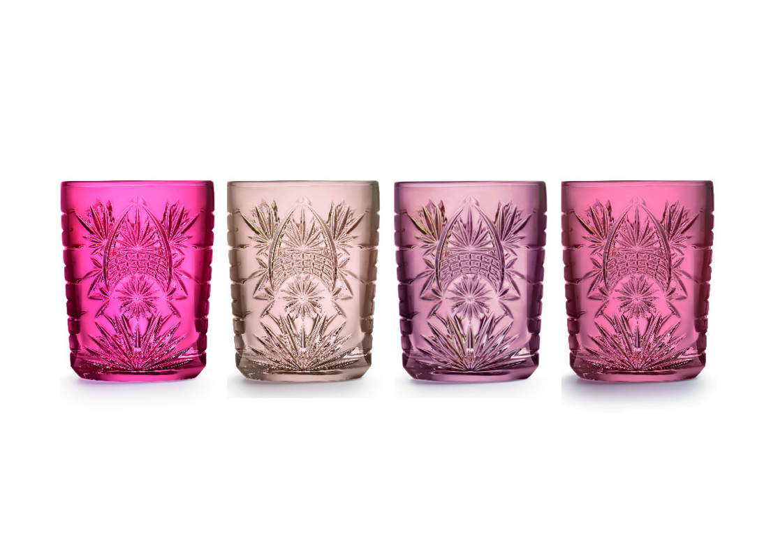 Royal Leerdam tumbler starla 35 cl roze 4 stuks
